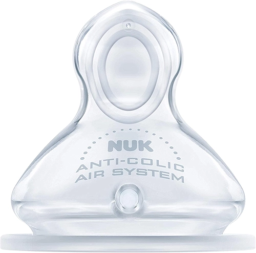 NUK Bico Fc Advanced Silicone Liq. Média Consistência S1 - Tam 1 (0-6 Meses)-Tamanho M