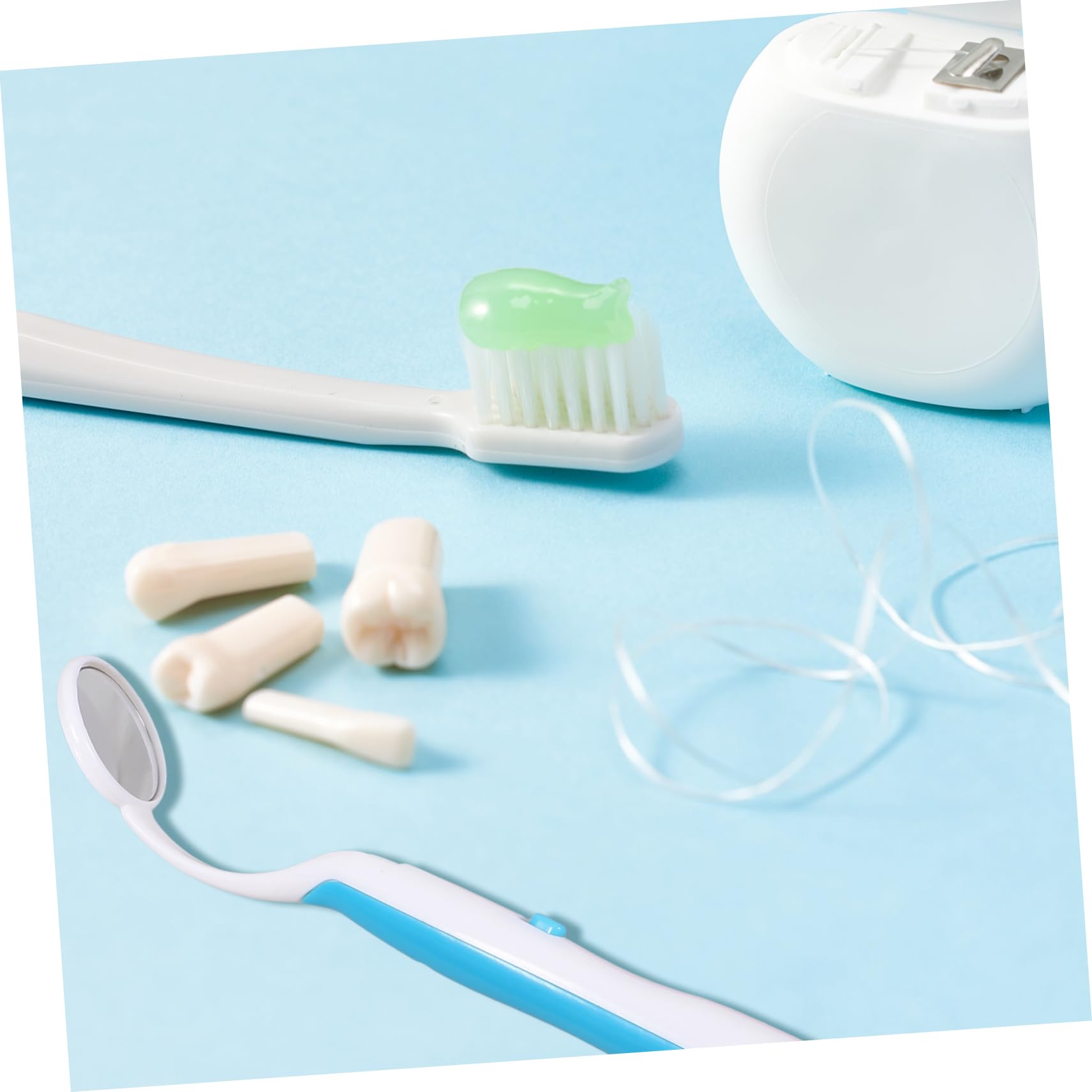 GLEAVI 15pezzi Specchi Dentista Con Led Per Ispezione Orale Per Dei Colori Portatile Per