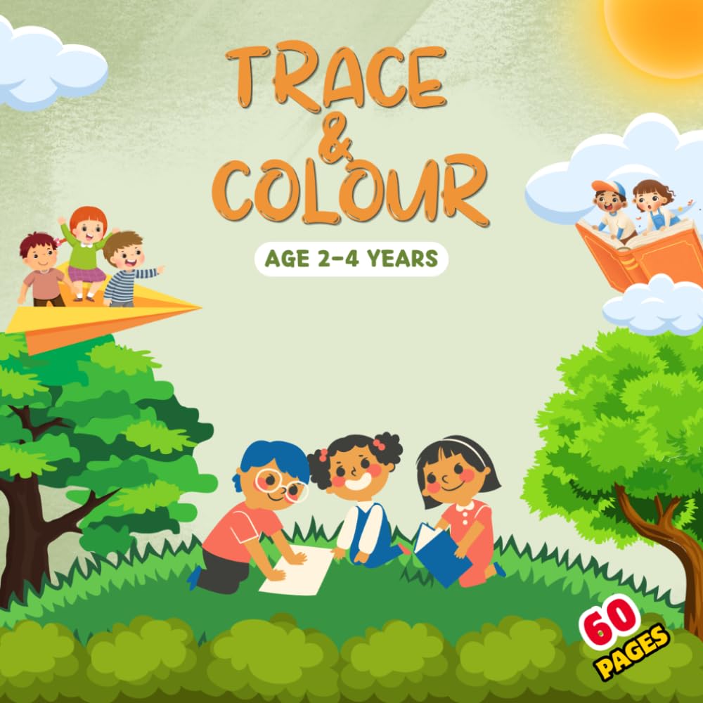 Trace & Color for Toddlers: My First Drawing Book Level 1