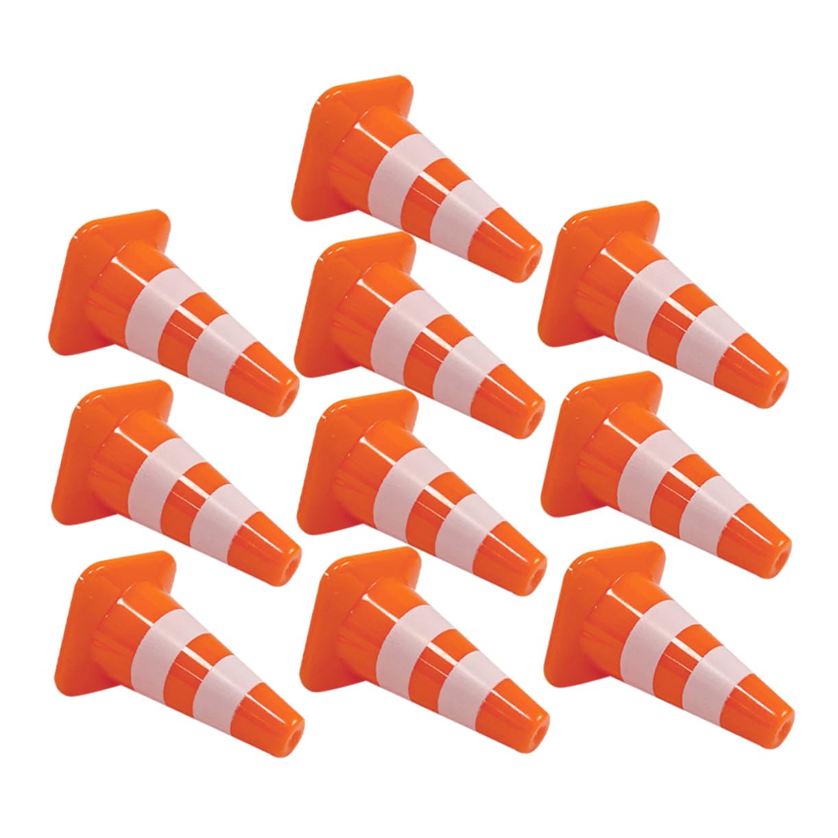 DECHOUS Tiny Cones Traffic Sign Toy Set Pp Material for Boys and Girls' Imaginative Play