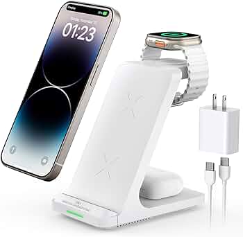 3 In 1 Charging Station For Apple Devices 18W Fast Ag-Safe Charger