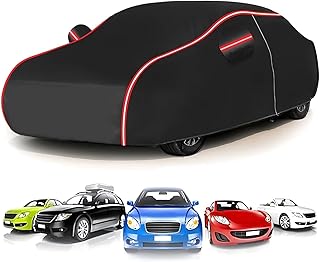 Car Covers for Volkswagen Golf Plus 2003-2008 (420.6 x 175.9 x 158cm),All-Season Car Armor,Waterproof,Anti-Scratch,UV Defense,Dustproof with Heavy-Duty Zippers & Storage Bag