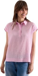 Cecil Damen Dropped Shoulder Bluse mit Struktur