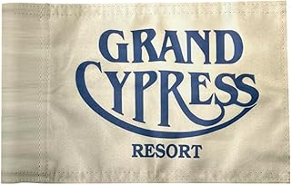 2BUT Grand Cypress Resort Golf Pin PGA Flag Practic Putting Green Golf Flag For Backyard Garden Double-Sewn 600D Nylon Miniature Pin Flag Regulation Tube Flag(8"X6")