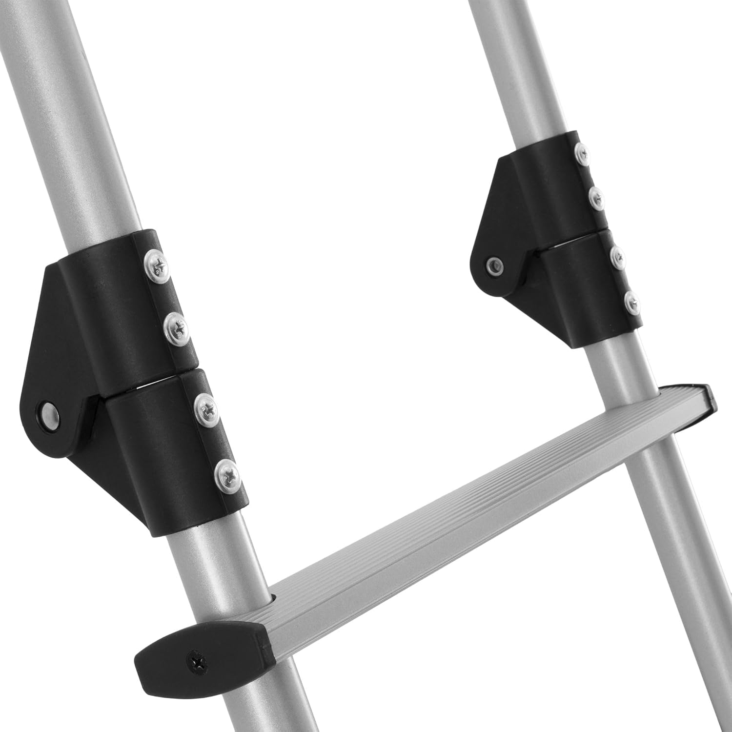 Tough Grade Universal 92'' Exterior RV Rear Ladder Kit – Heavy-Duty Aluminum for Campers, Motorhomes, and Travel Trailers – Durable, Weather-Resistant, Easy Installation (Silver)