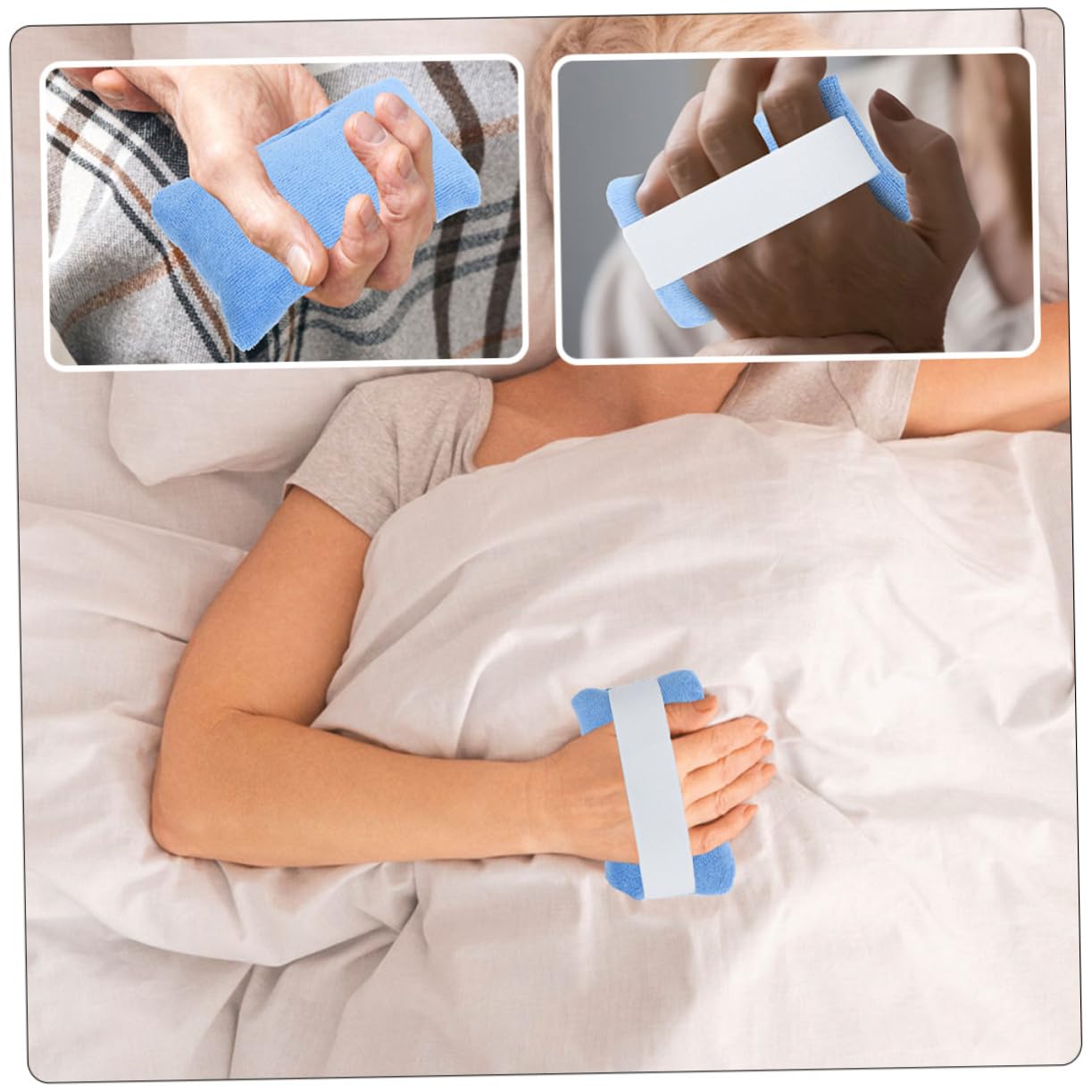 minkissy 3 Juegos Almohadilla De Agarre Separador De Ayuda Para Los Dedos Férula Para La Reposo Toe Separator Cojines Para Contracturas En Los Dedos Estera Del Dedo 2 Piezas * 3