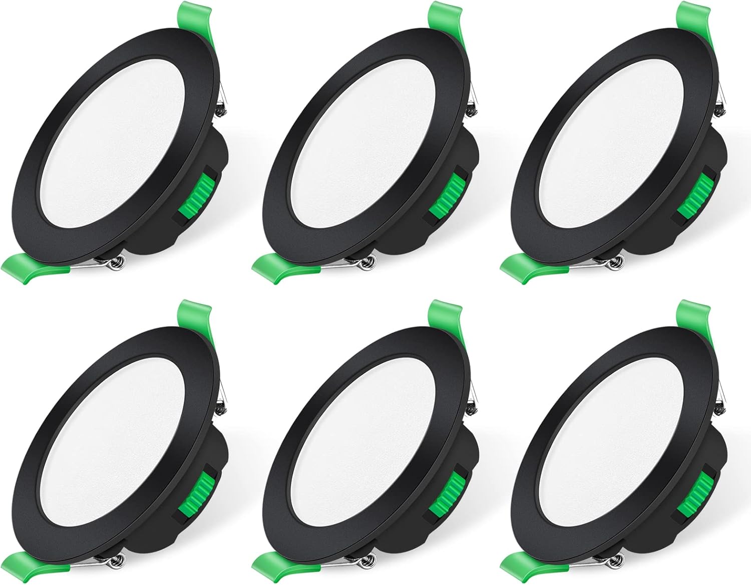 ALUSSO Black LED Downlights Ceiling Dimmable 7W Slim LED Recessed