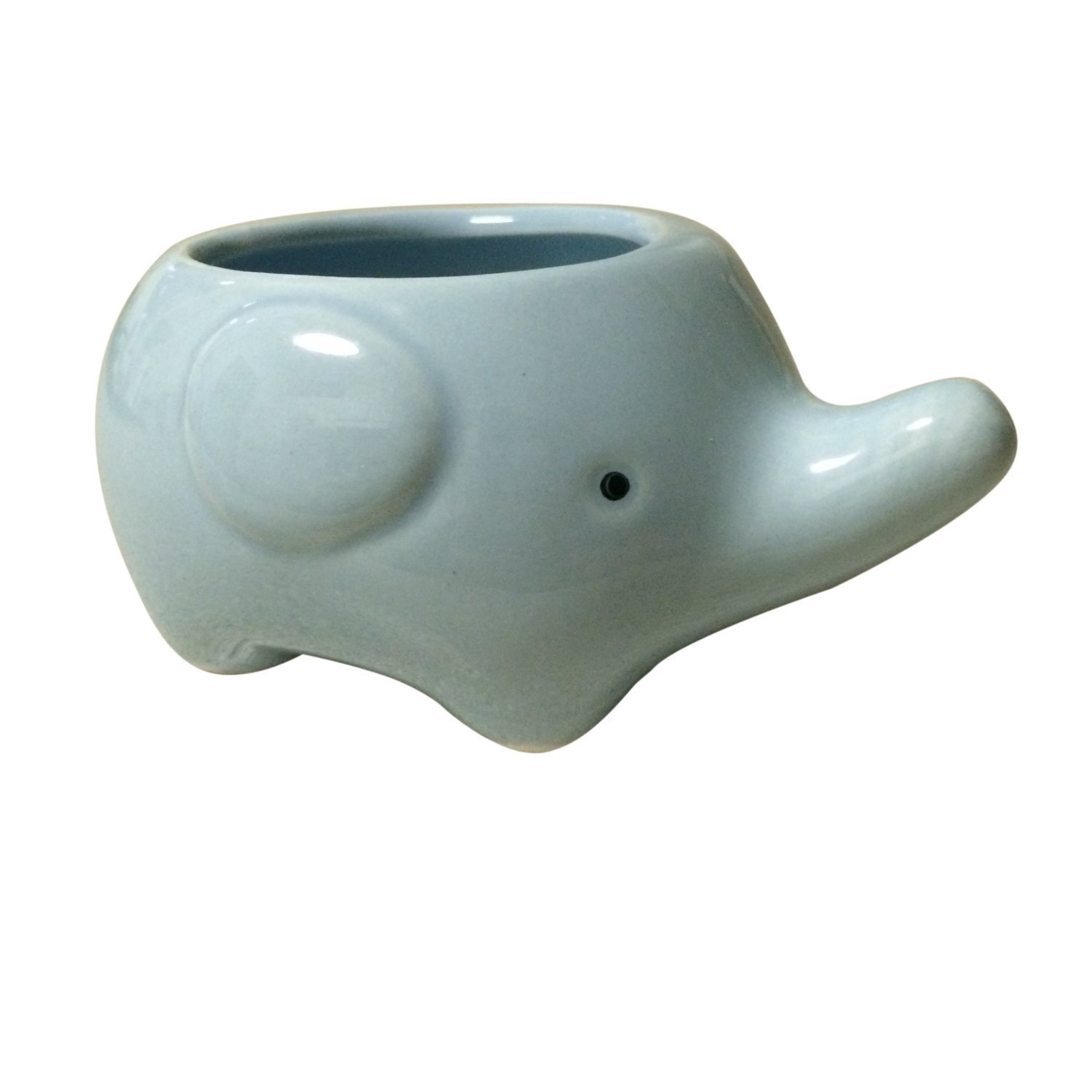 Elephant somarke Cute Elephant Flower Pot Mini Ceramic Planter