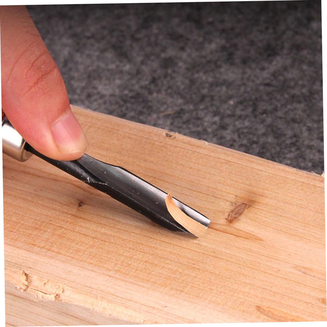 Juego De Cinceles para Carpintería Herramientas para Tallar Madera Gubias Profesionales Manuales Juego De Corte De Blanqueamiento De Acero Al Carbono para Escultura 8 Uds.