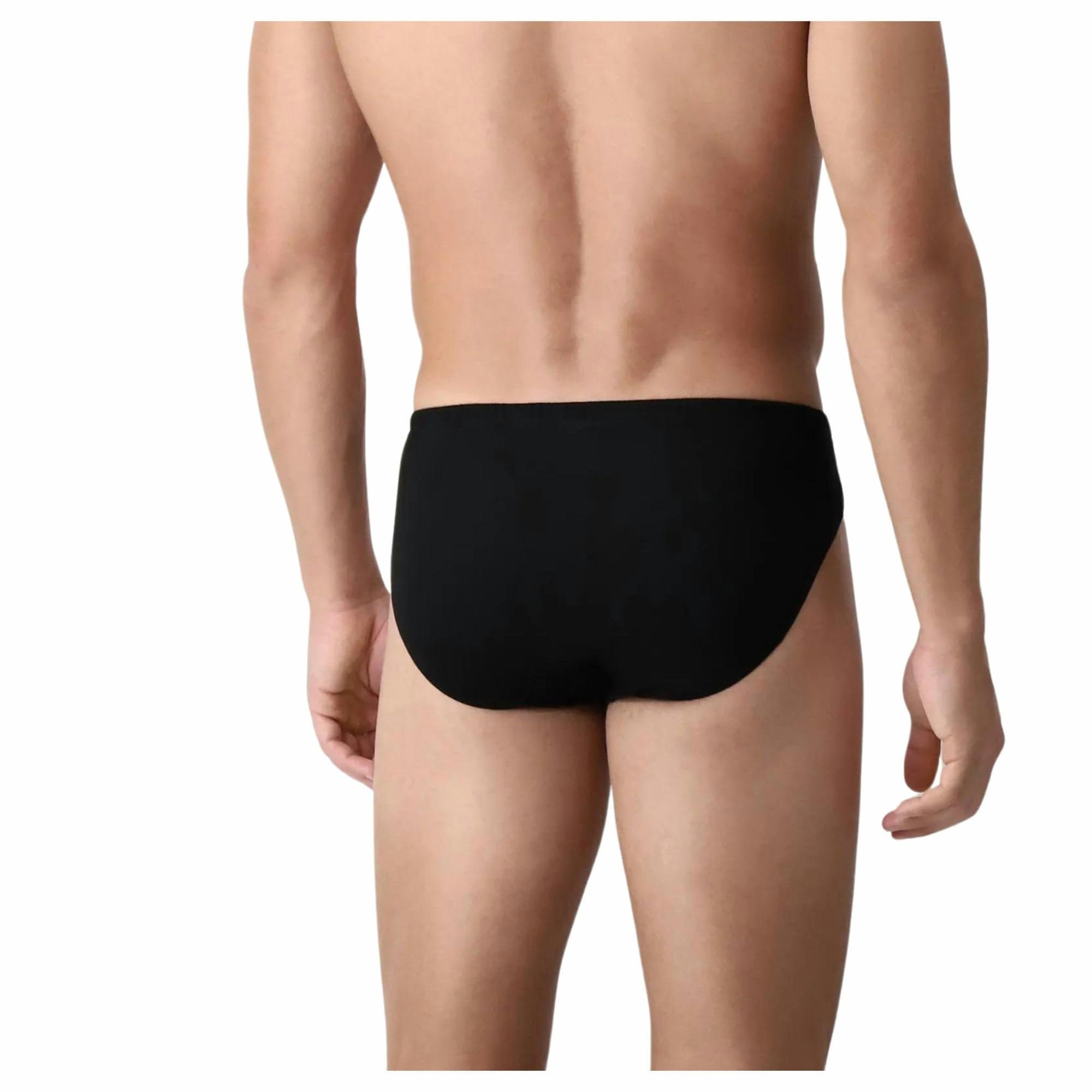 SAGGIO Cagi Set 6 Pezzi di Slip 1208 in Puro Cotone Filo di Scozia Modello a Vita Bassa con Conchiglia Anatomica Senza Cuciture Uomo Profumatore