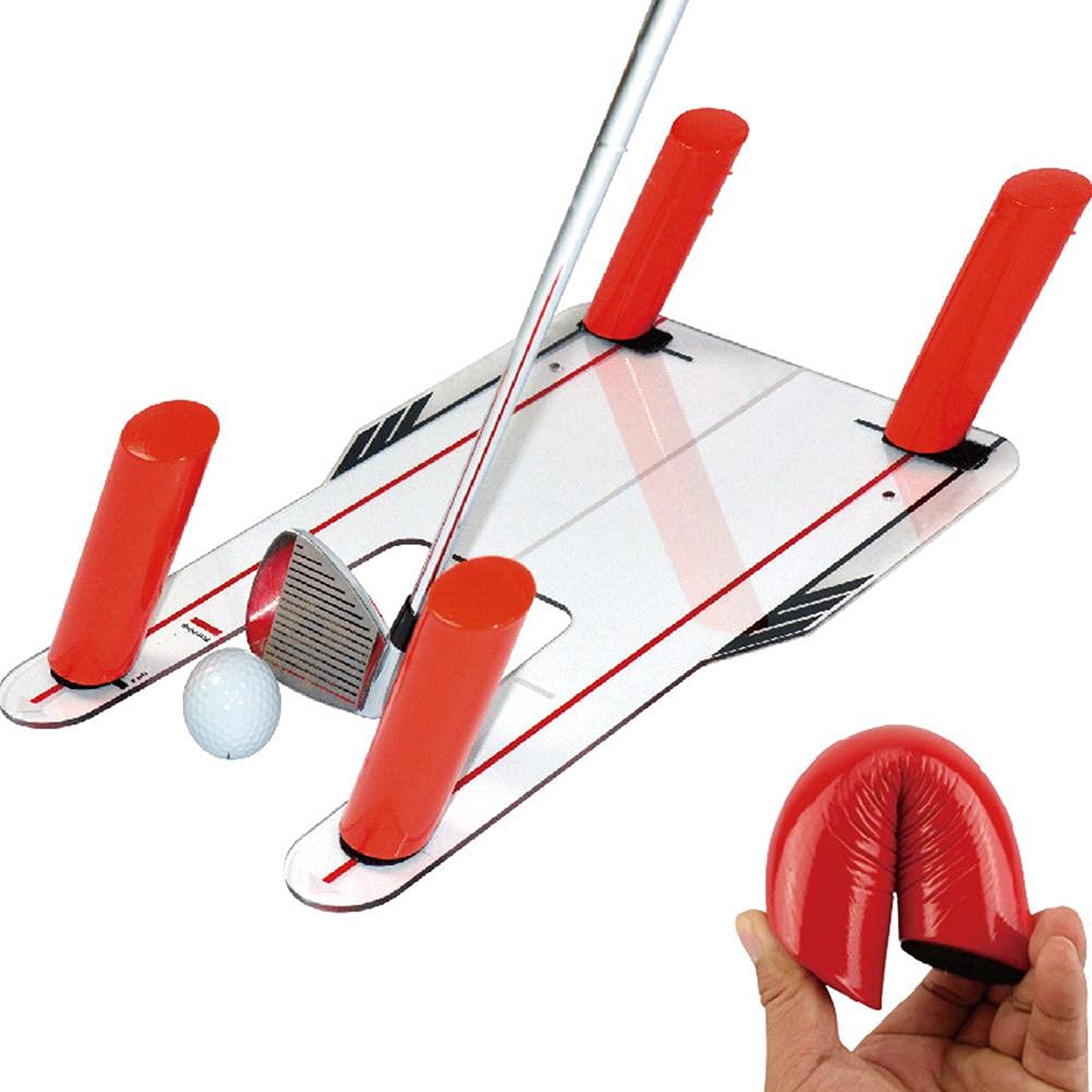 DYTWXG Golf-Putting-Ausrichtungsspiegel Trainingshilfe Trainer Augenlinie Üben Sie Ihr Putting-Ausrichtungswerkzeug 45,7 * 30,5 cm
