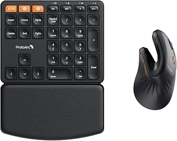 ProtoArc EK04 N Ergonomic Number Pad and EM11 NL Ergonomic Mouse