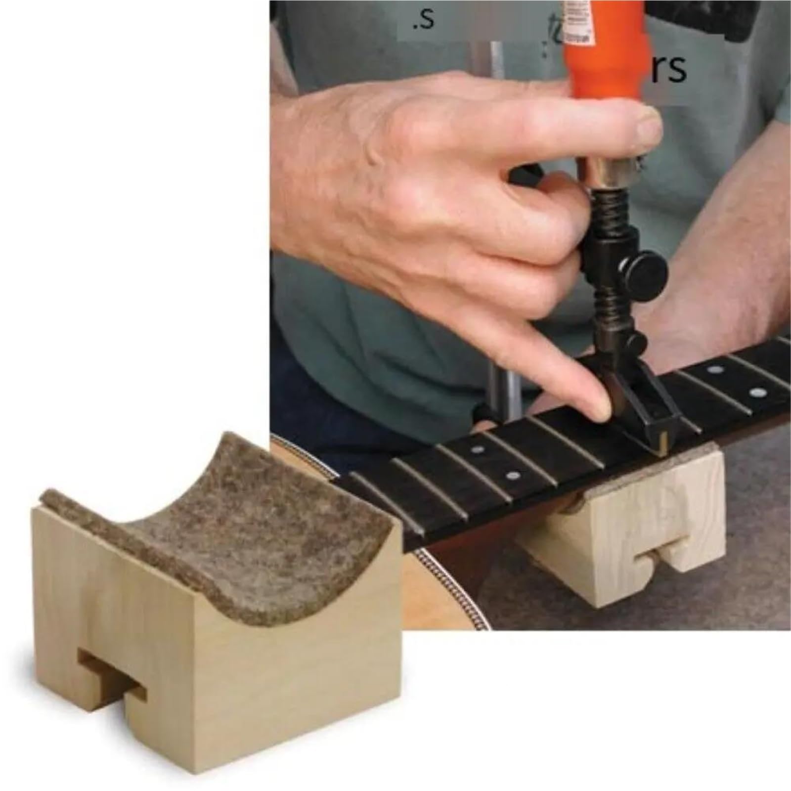 Narzędzia do gitar Narzędzie Do Robienia Instrumentów Muzycznych Zacisk F Ręczna Prasa Drutu Progowego Folk Instalacja Gitary Elektrycznej(3/4)