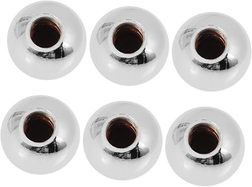 Homoyoyo 6 pantallas de tapa redonda para lámpara de mesa, soporte para lámpara vintage, pantalla de lámpara, lámpara de luz, acabado esqueleto,