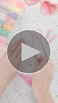 Elastici Capelli Bambina, 408 Pezzi Elastici per Capelli, 24 Colori Codini per Capelli Bambina con Organizzatrice, per Bambine