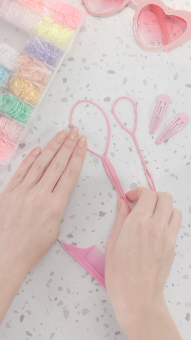 SourceTon, set di elastici colorati per capelli, 2500 pezzi, elastici per capelli con coda di capelli per bambine (mini elastici in gomma