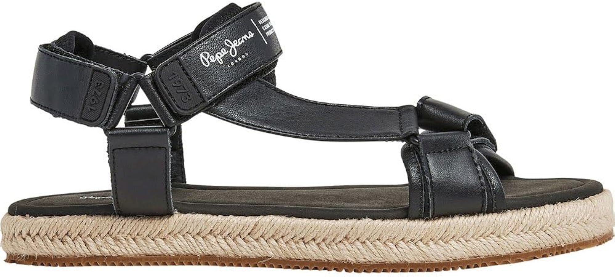 Amazon.com | Pepe Jeans Men's Sandal, Black, 9 | Sandals