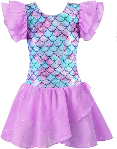 Gymnastics Leotards for Girls Ballet Dance Outfit 8 9 Toddler Leotard Tutu Dress