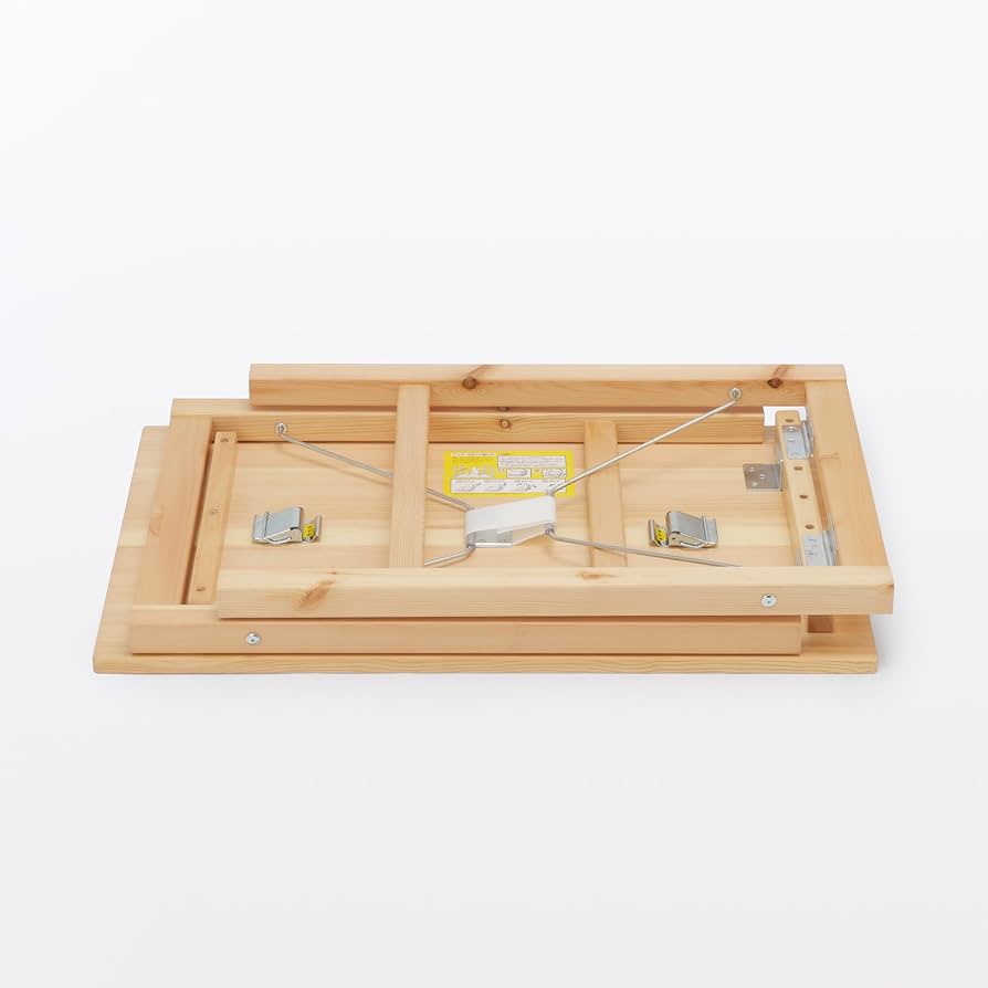 無印良品 パイン材折りたたみテーブル コンパクト収納可能 無印良品 パイン材折りたたみテーブル コンパクト収納可能