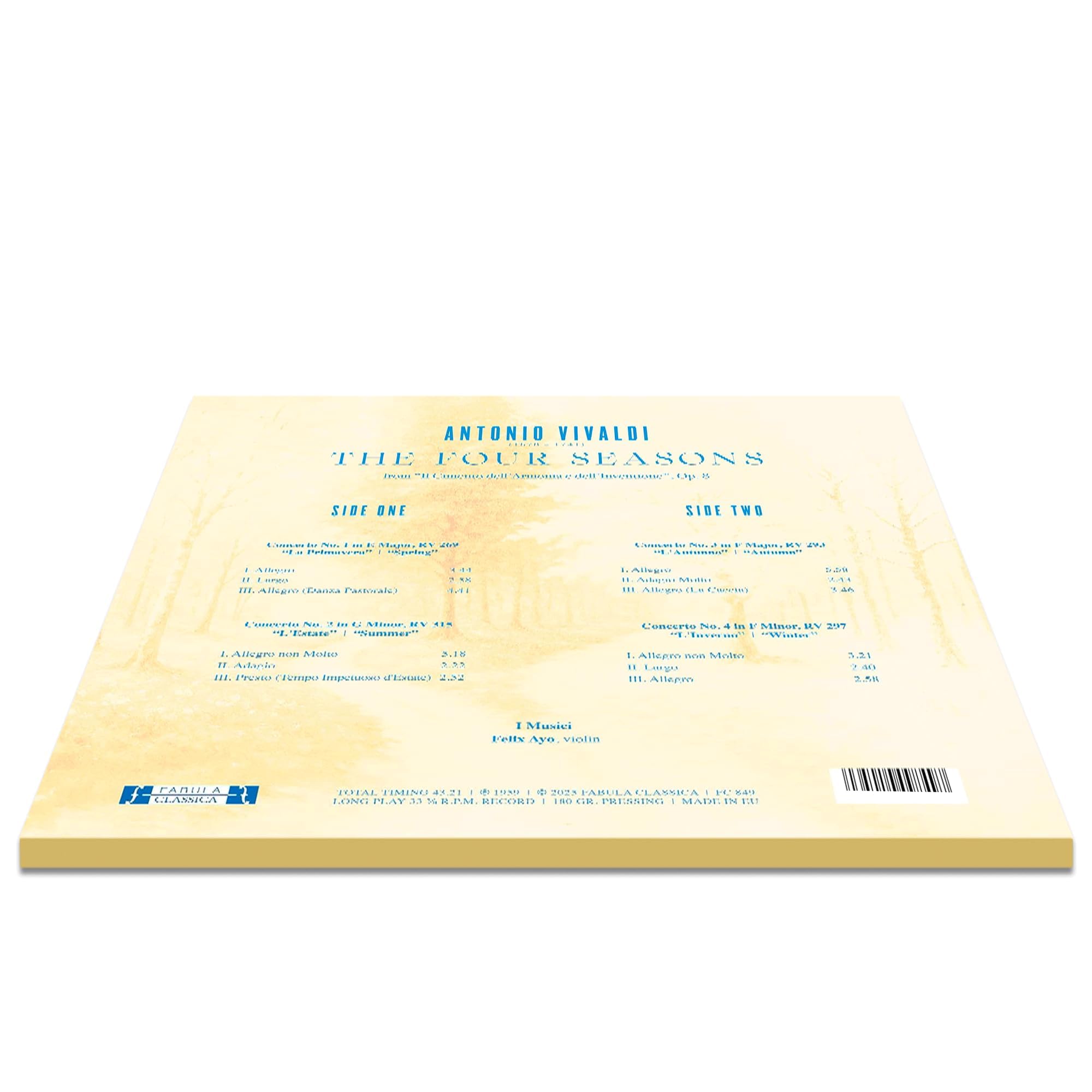 Vivaldi: The Four Seasons – Limited Splatter Edition