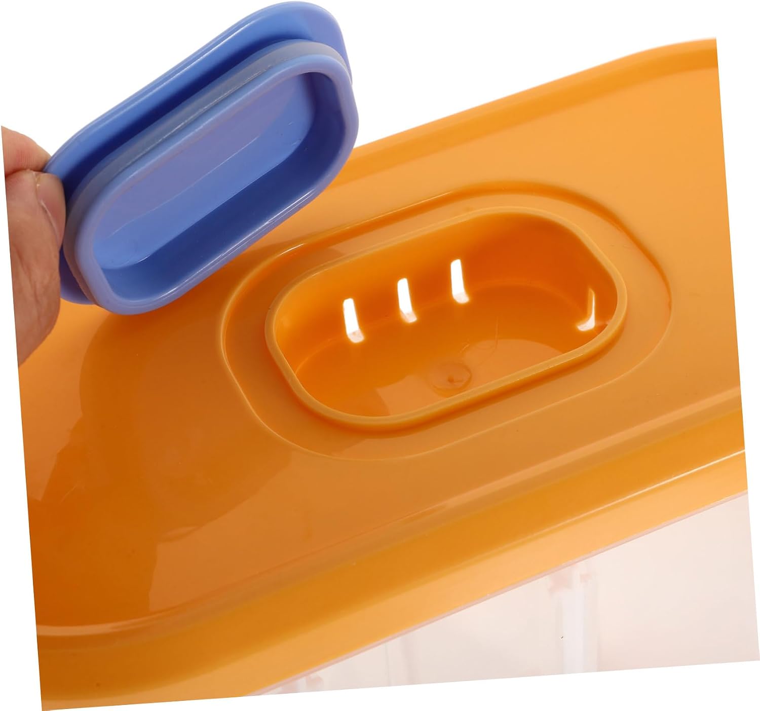 Wall Mount Grain Dispenser No Drilling Multi-use Food Storage Container for Rice Beans Cereals Transparent Design for Easy Access Freshness Preservation Kitchen Organization