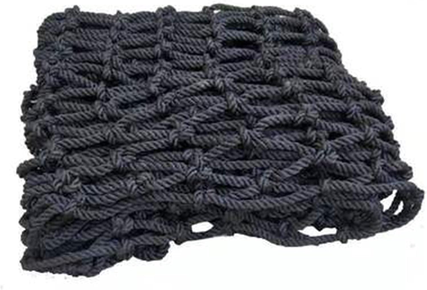 Red de seguridad infantil anticaídas para construcción al aire libre, red de seguridad para barandillas de plantas, escaleras, entrada, parque infantil, red de tejido negro (malla de 10 cm, 1