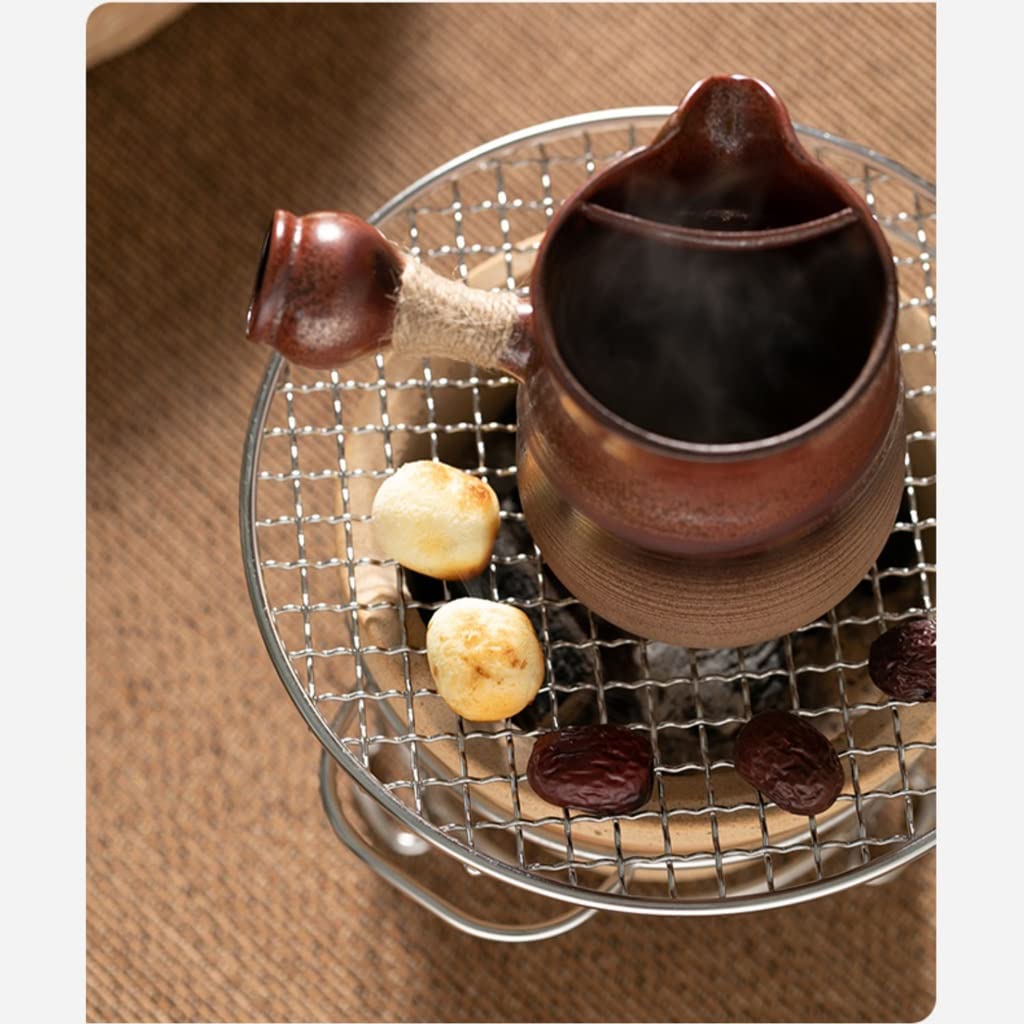 Czajnik podróżny Red Kiln z uchwytem bocznym, do użytku domowego, do użytku wewnątrz, mały ceramiczny czajnik Kung Fu, zestaw do parzenia herbaty, zielony dzbanek do herbaty, pojemność 750 ml