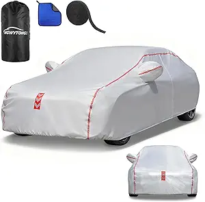 Ngwytong All-Weather Full Car Cover with 360° Underbody Wrap