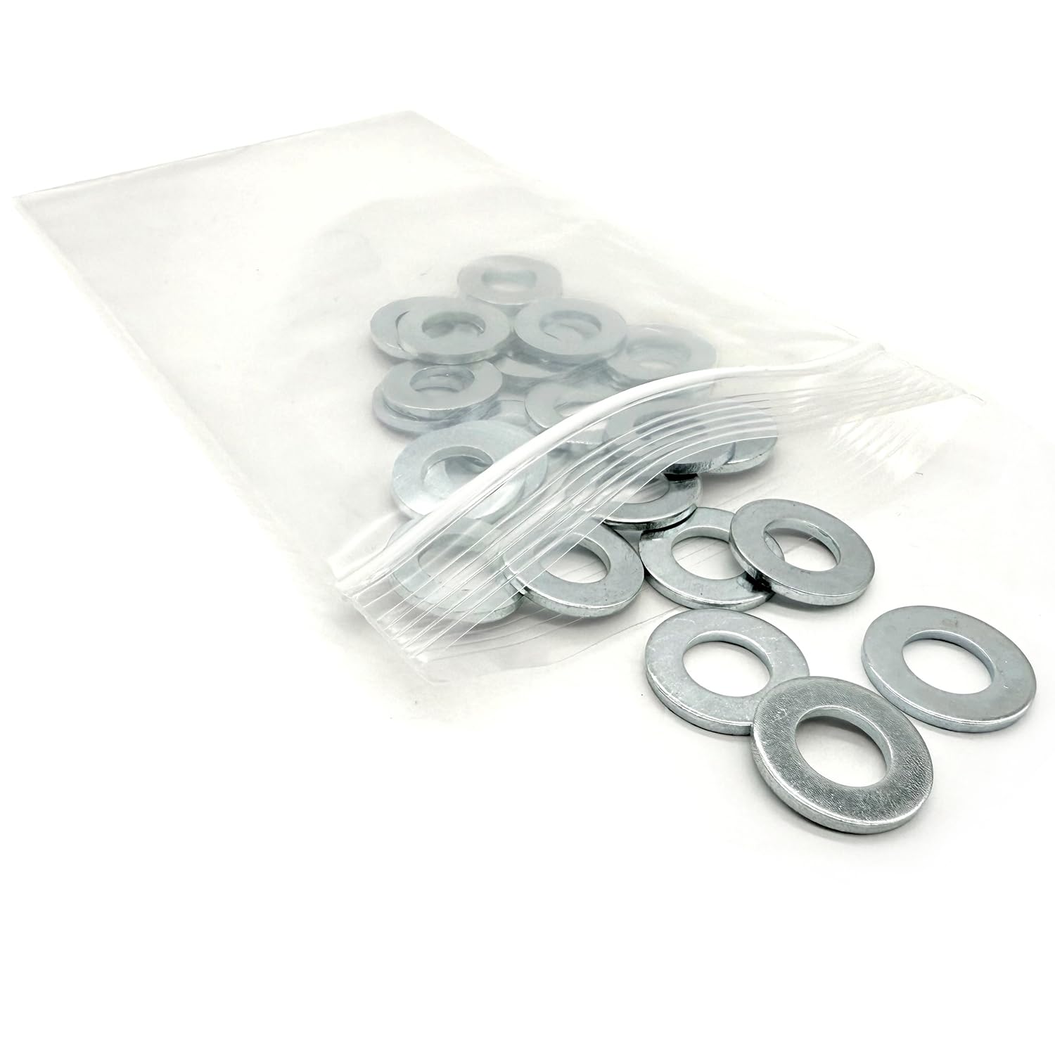 (50 Pieces) M12 Class 10 Hardened Flat Washers Zinc