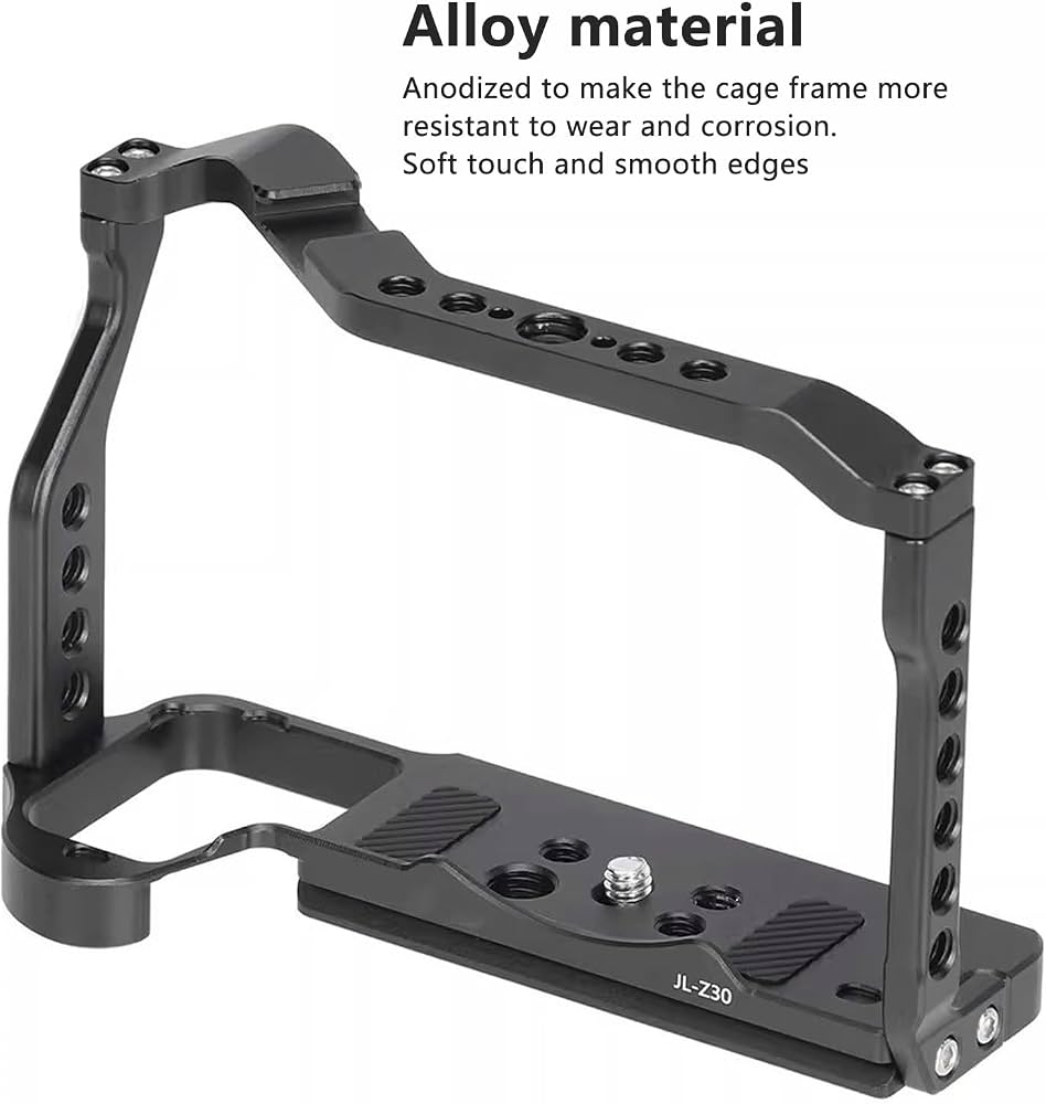 Amazon.co.jp: ASHATA Z30カメラ用カメラケージ、アルミニウムカメラ
