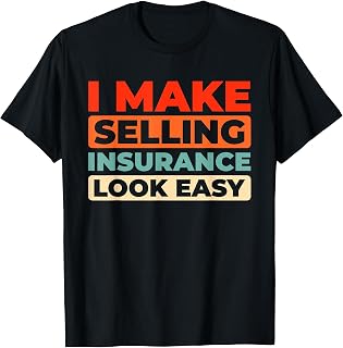 Retro Insurer Broker - Vintage Insurance Agent T-Shirt
