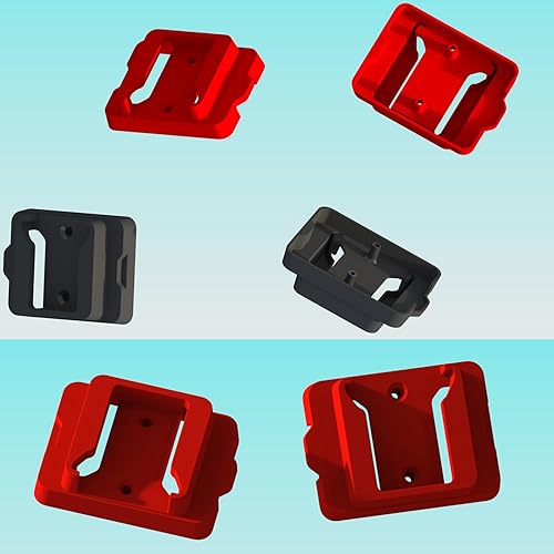 Miniatura 5 de Soporte de Batería para Batería Milwaukee 18 18V (Sin Batería), 10 Paquetes Almacenamiento de Baterías de Pared para Pared, Furgoneta de Trabajo,