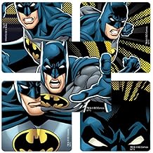 SmileMakers Glow in The Dark Batman Stickers - Prizes and Giveaways - 50 per Pack