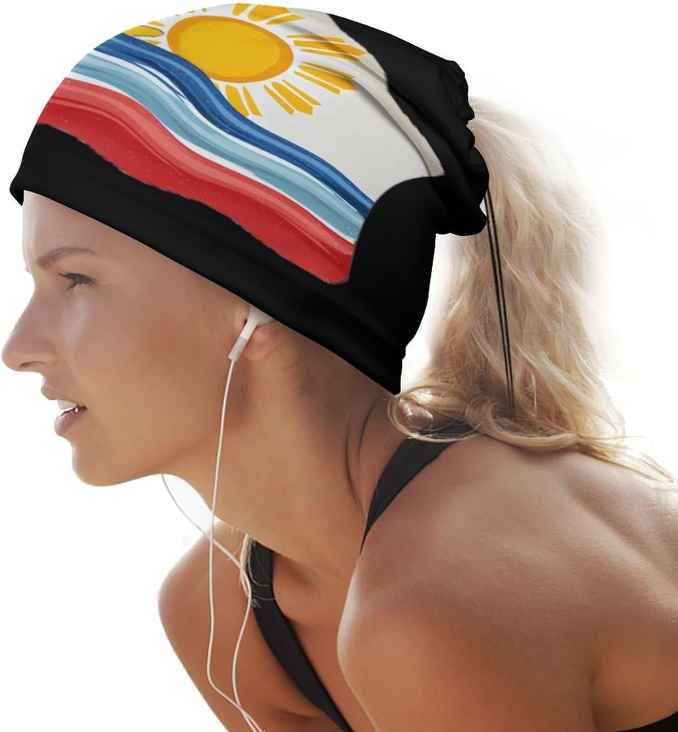 Filipino Philippines Sun Waves Unisex Neck Gaiter Face Scarf Cover Sun Hoods for Outdoor Hiking Skiing