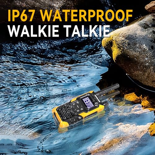 KETELESE T4 Waterproof Radios Walkie Talkies Side View