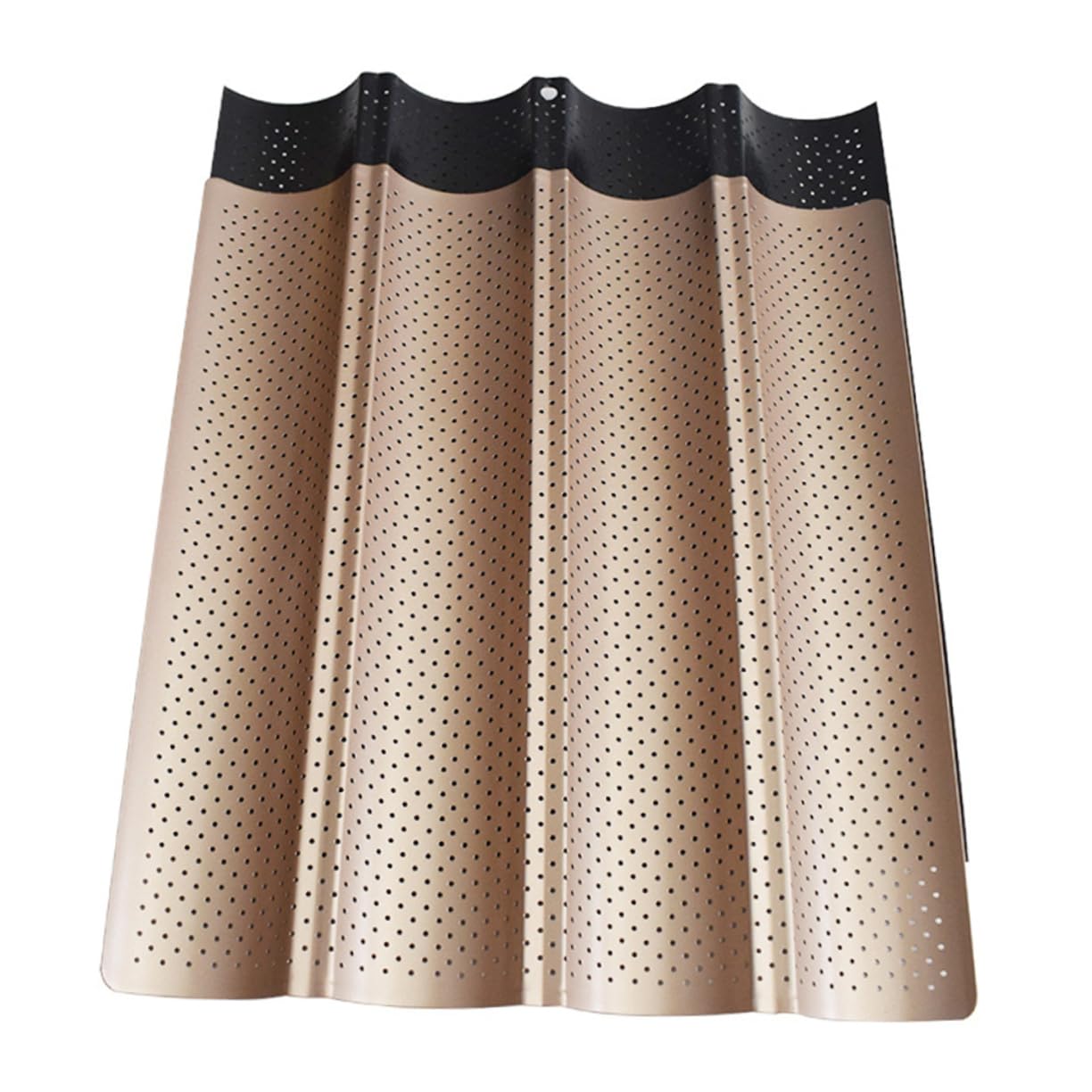 COLLBATH Französische Baguette Backform 1 Stück, Kohlenstoffstahl, Schwarz