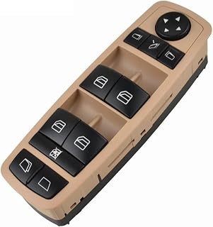 RVEVFBKBAL Coche A251 830 05 90 2518300590 Interruptor De Espejo De Ventana Eléctrico para Mercedes GL 320 350 450 R 280 320 350 500 550 2005-2012 Accesorios(Amarillo)