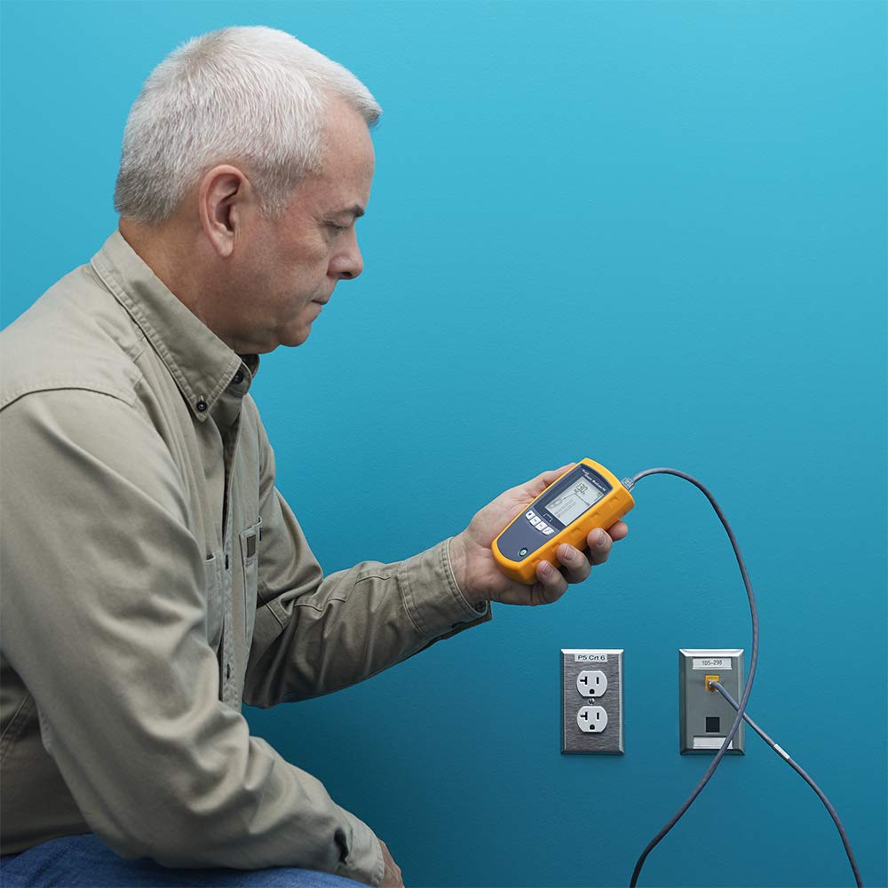 Fluke Networks MS-POE-IE-KIT MicroScanner PoE Industrial Ethernet Kit with Included Intellitone