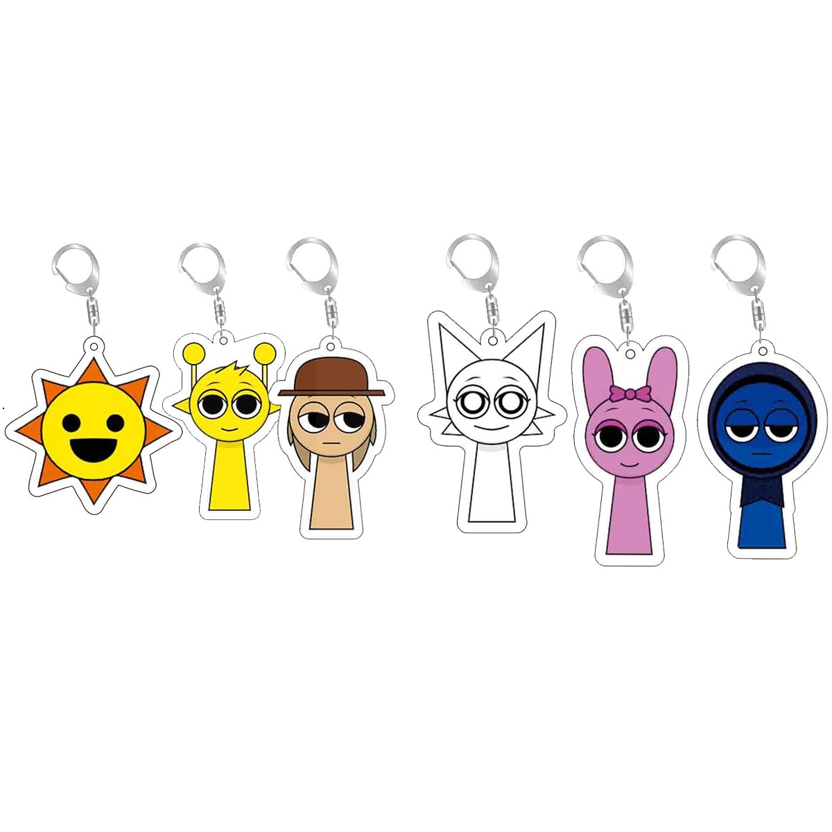 Amazon | スプランキー グッズ ステッカー キーホルダー 105枚