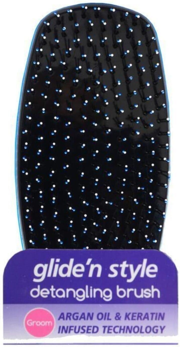 GLIDE'N STYLE TENDER CARE ARGAN YAĞI VE KERATİNLİ SAPSIZ AÇMA TARAMA FIRÇASI gs-326
