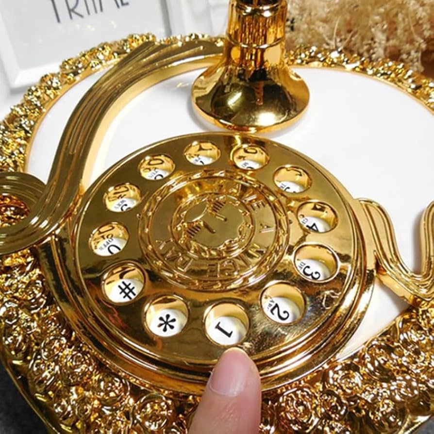 Amazon.co.jp: BXBFH アンティーク レトロ 電話 オルゴール