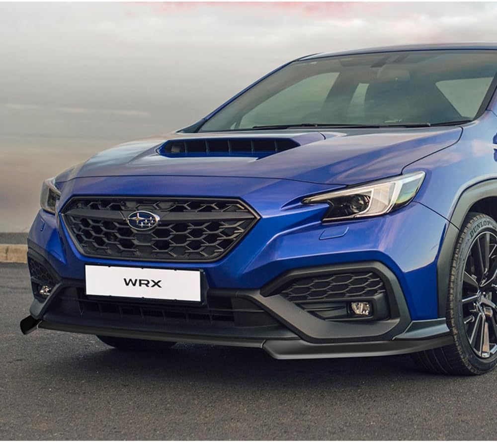 Q1-TECH, 9PCS Front Bumper Lip & Side Skirt Extensions Diffuser Compatible with Subaru WRX 2022-2025, Front Bumper Lip Spoiler Air Chin Body Splitter ABS, 2023 2024 (Matt Black)