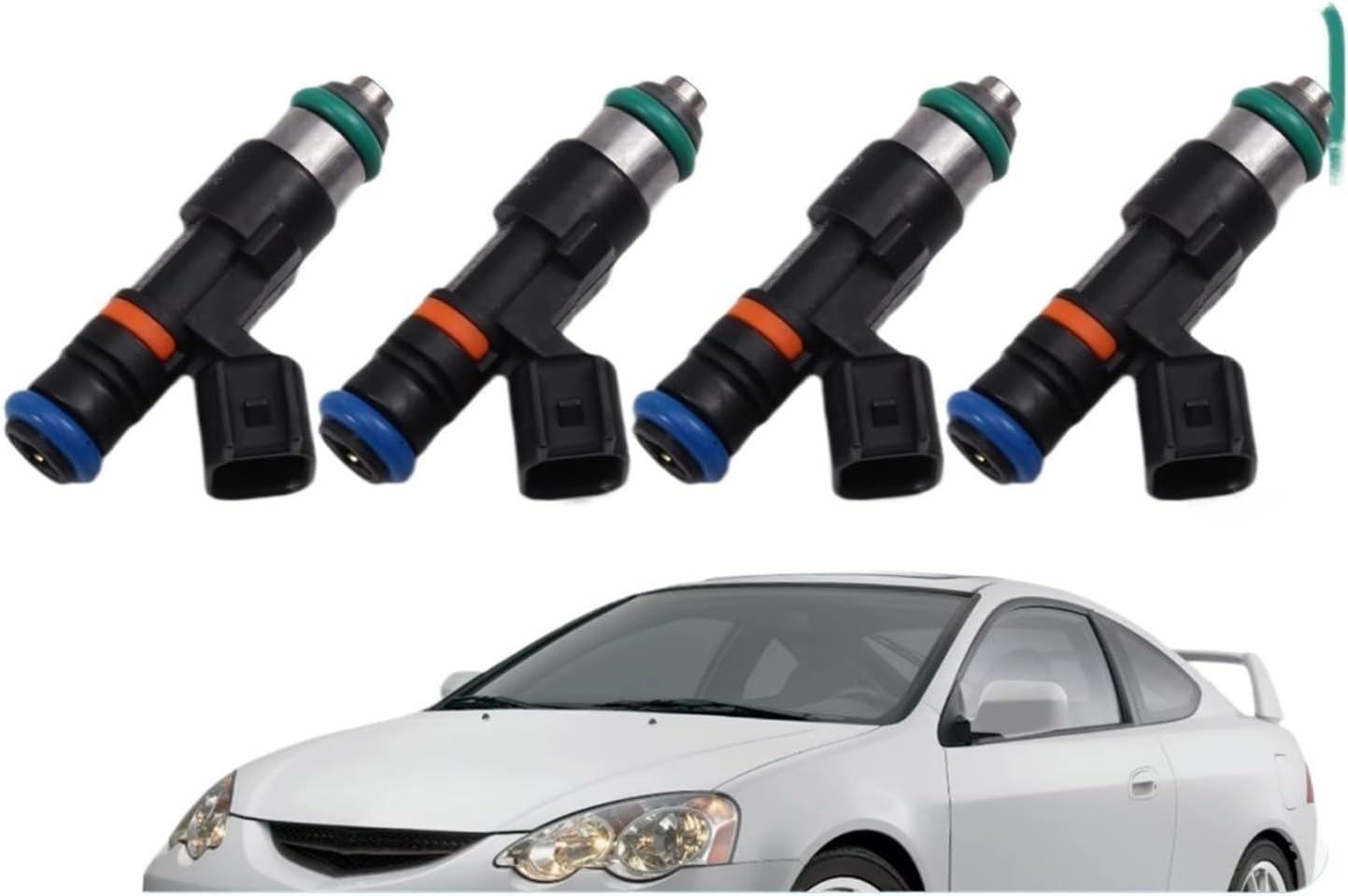 Injection Valve Petrol Injector Valve Fuel Injectors Accessories Compatible with Acura for RSX K20 for Type-S for Coupe 2-Door 2.0L 2002 2003 2004 2005 2006