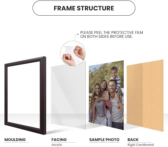 Craig Frames Barroco, Antique Silver Baroque Picture Frame, 16 by 20-Inch