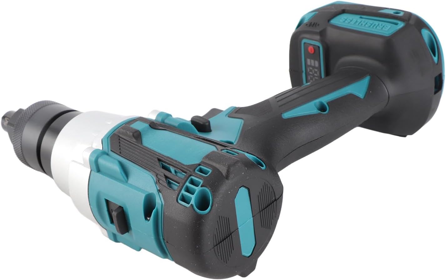 Garosa Electric Riveter, Brushless Rivet Nut Machine with Adjustable Speed, LED Light, Multiple Heads for Home and Professional Use (Set E) (Set A)