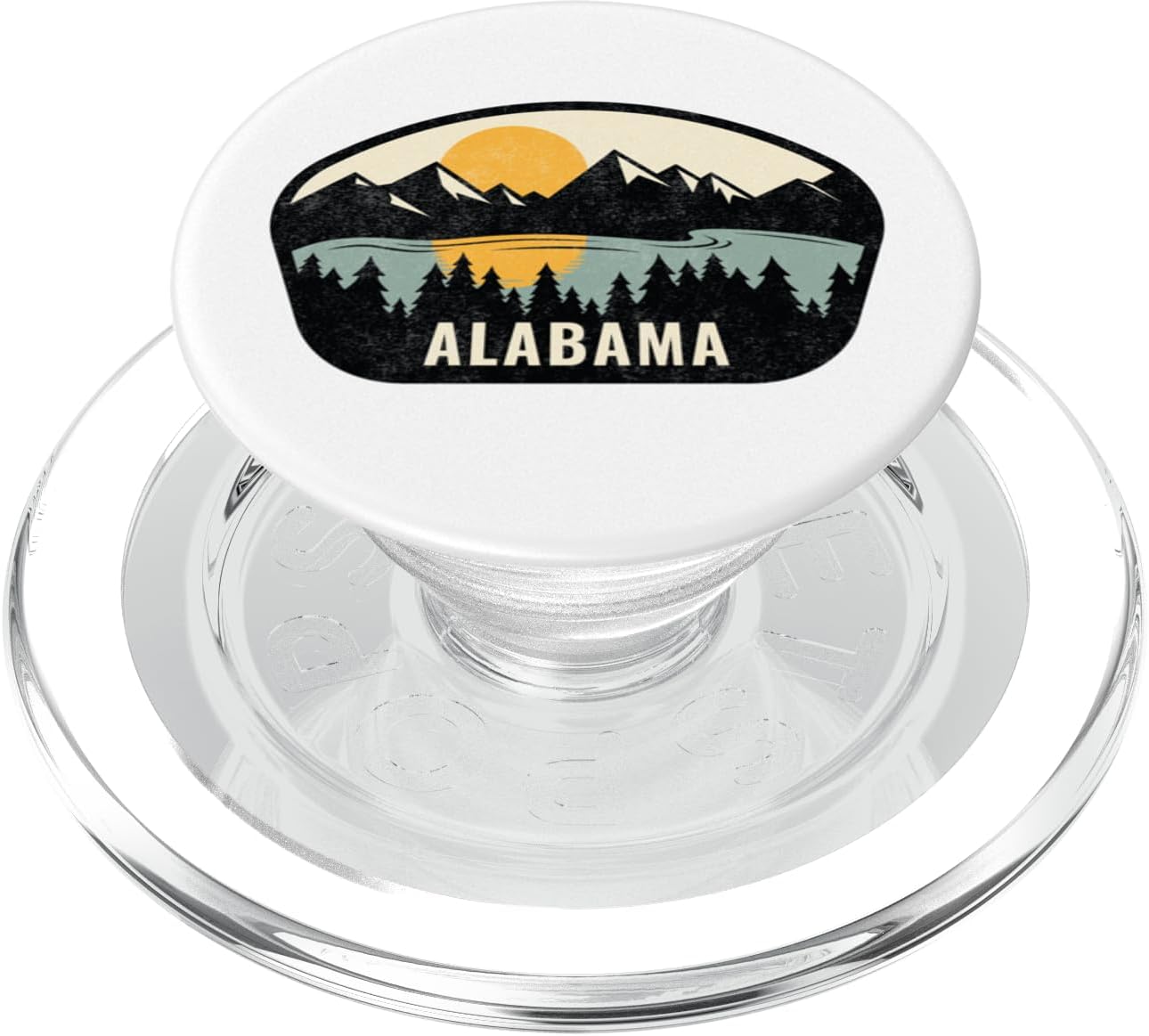 State of Alabama Design, AL Vacation Souvenir PopSockets PopWallet for MagSafe