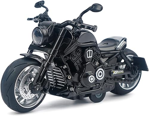 Juguetes de motocicleta con tirones, motocicleta de juguete con luz intermitente y sonidos para niños mayores de 3 años, regalos de cumpleaños de