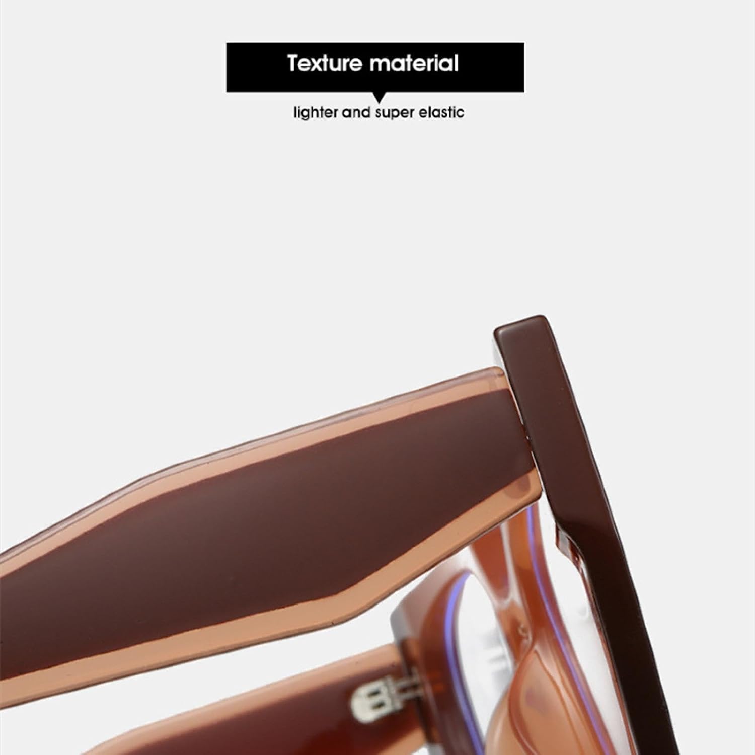 MUTYNE Retro Polygon Cat Eye Women Glasses Frame Fashion Double Color Clear Men Frame