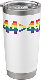 Barack Obama Gay Pride LGBTQ Anti-Trump Stainless Steel Insulated Tumbler