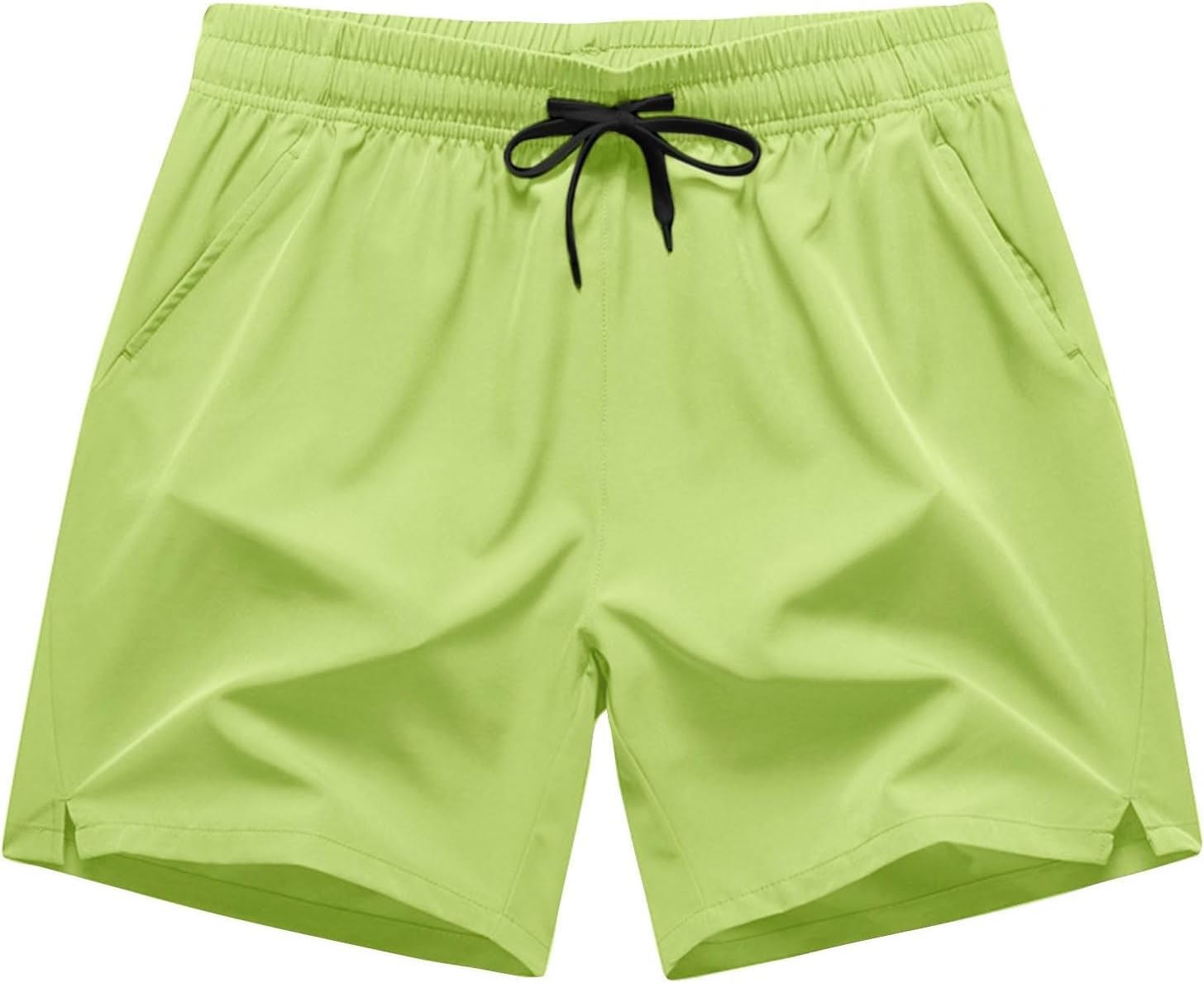 Women's Athletic Shorts High Waisted Drawstring Running Shorts 3" Soft Comfy Shorts for Workout Gym Track